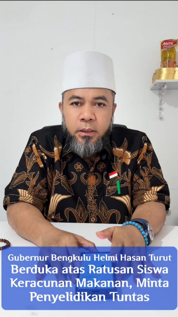 Pernyataan Gubernur Helmi Hasan Pasca Ratusan Siswa di Lebong Keracunan MBG