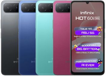 Infinix Hot 60i 5G Hadirkan Layar 120 Hz yang Responsif dan Kapasitas Baterai Besar 6000 mAh