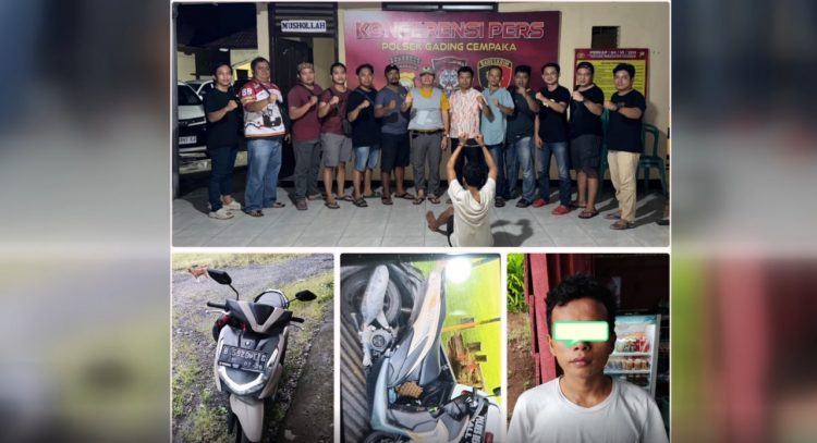 Residivis Kasus Penganiayaan Kembali Dibekuk Usai Mencuri Motor