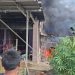 Gudang Usaha Pelaminan Milik Anggota Polres Mukomuko Terbakar