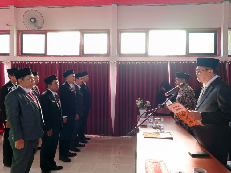 7 Pejabat Eselon III Bengkulu Utara Dimutasi, 2 Pejabat Promosi Jabatan