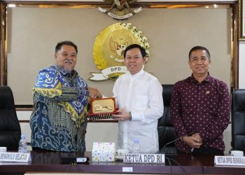 Bupati dan Ketua DPRD Bengkulu Selatan Temui Sultan di Senayan