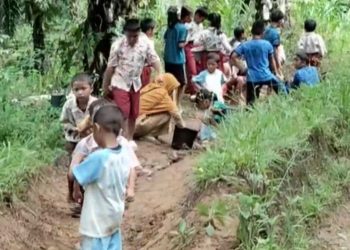 Sempat Viral, Akhirnya Jalan ke SDN 98 Seluma Bakal Dibangun Pakai Dana Desa