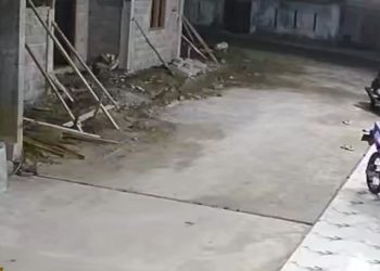 Apes! Motor Mahasiswa Baru Asal Bengkulu Utara Digondol Maling, Aksi Pelaku Terekam CCTV