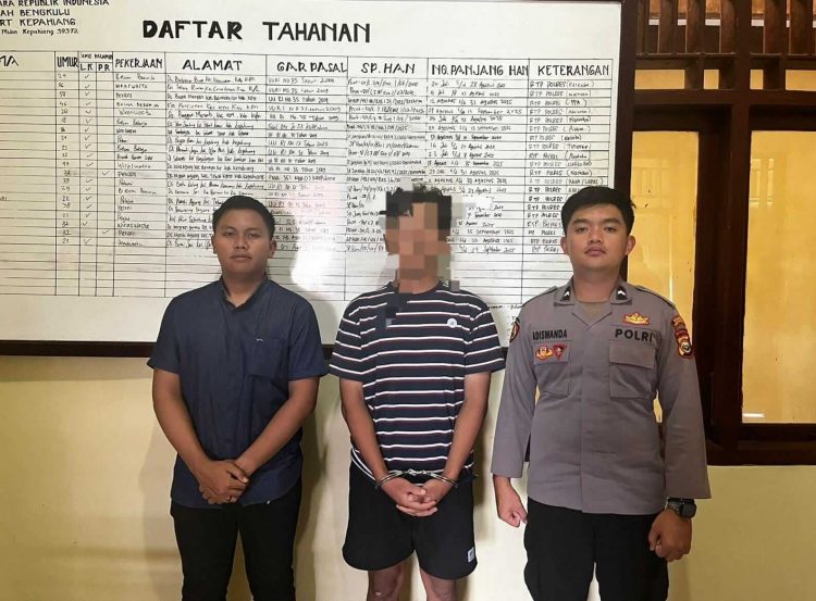 Karyawan JNT Cabang Kepahiang Masuk Sel Polisi Akibat Kecanduan Judi Online