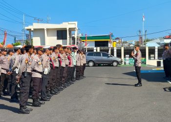 Pembacaan Vonis Mantan Gubernur Bengkulu Rohidin cs Dijaga Ketat Personel Polisi