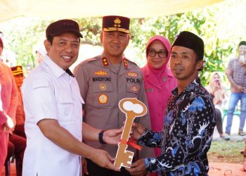 Penuh Manfaat untuk Masyarakat Miskin, Program Bedah Rumah Polda Bengkulu Diapresiasi Wali Kota
