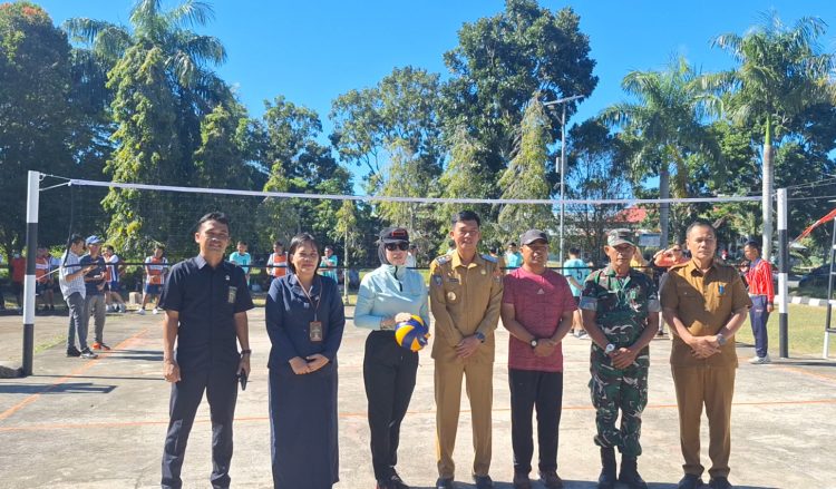 Kejari Mukomuko Gelar Turnamen Volly dan Domino Peringati Harla Kejaksaan