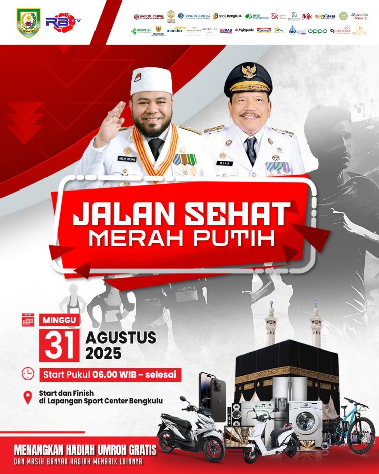 Ikuti Jalan Sehat Merah Putih, 2.000 Voucher Potongan Belanja Menanti