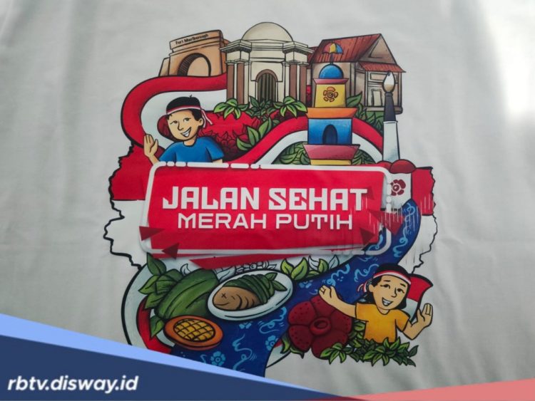 Yuk Ramaikan, Jalan Sehat Merah Putih Minggu Pagi di Pantai Panjang