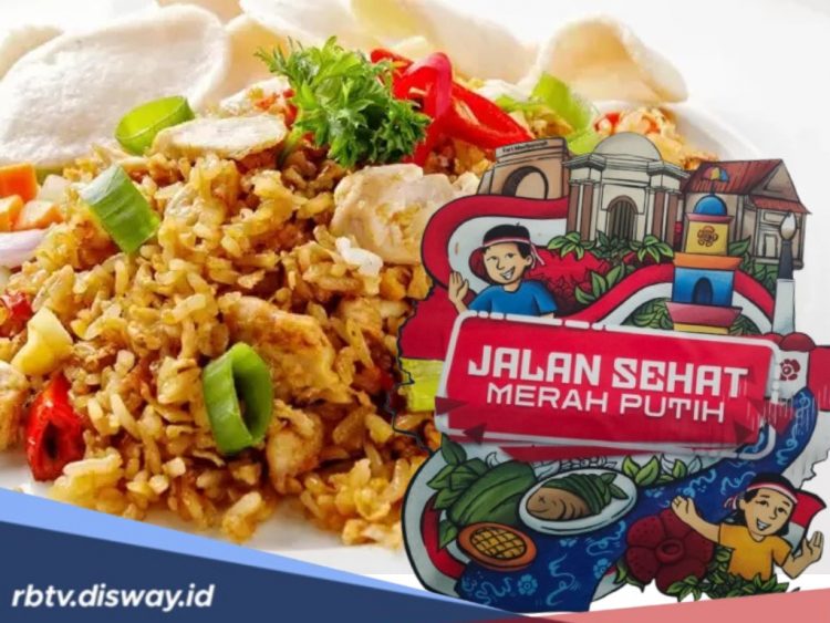 1.000 Porsi Sarapan Gratis Setelah Jalan Sehat Merah Putih, Ada Nasi Goreng!