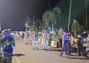 Cegah Gangguan Keamanan, Polres Mukomuko Turun Bersama TNI dan Satpol PP