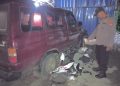 Di Seluma, Motor yang Dikendarai Pelajar Remuk Tabrakan dengan Toyota Kijang