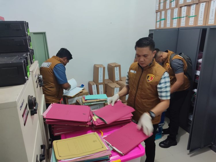 Dugaan Pidana Perbankan, Polisi Geledah Bank Bengkulu Cabang Kepahiang