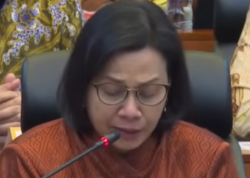 Momen Sri Mulyani Menangis Ucapkan Terima Kasih dan Permohonan Maaf