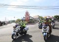 Kapolda Bengkulu Pimpin Patroli Gabungan Skala Besar dengan Sepeda Motor
