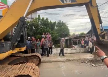 Antisipasi Banjir, Pemkot Bengkulu Bangun Jembatan di Kebun Tebeng, Jalan Tutup Sementara
