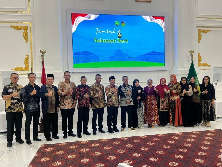 Malam Pisah Sambut Dandim 0407 di Balai Kota Merah Putih Bengkulu