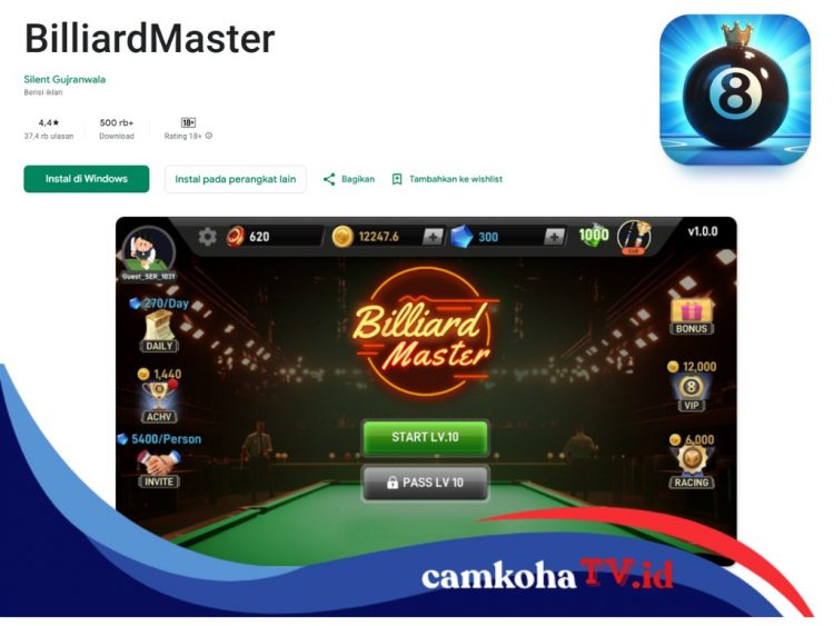 Game Biliar Penghasil Uang Nyata Masuk ke E-wallet