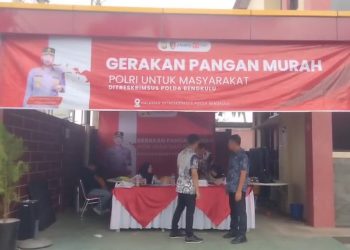 Harga Beras Lebih Murah Dibanding Pasar, GPM Polda Bengkulu Diserbu Masyarakat