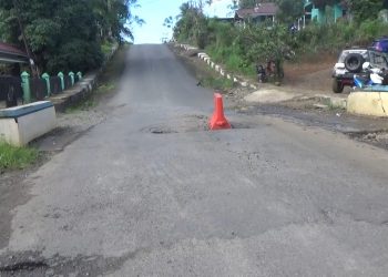 Dinas PUPR Bengkulu Utara Pastikan Perbaikan Jalan Dalam Kota yang Amblas Segera di Perbaiki