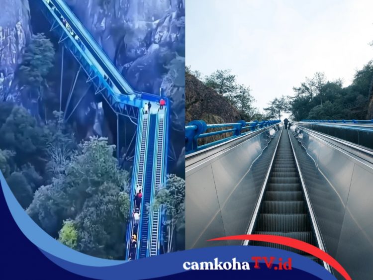 Naik ke Puncak Gunung Pakai Eskalator, Pengalaman Mendaki Tanpa Kelelahan