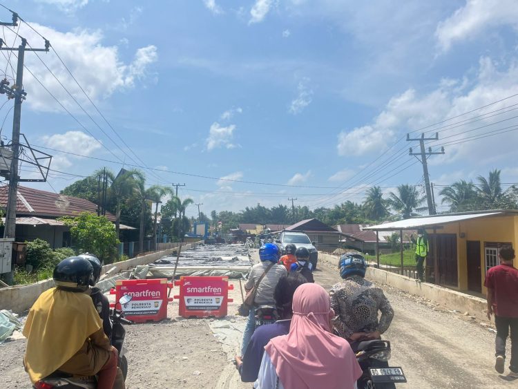 Akses Jalan Sukamerindu Tanjung Agung Tutup Total, Berlaku 23 September 2025 Pukul 20.00 WIB