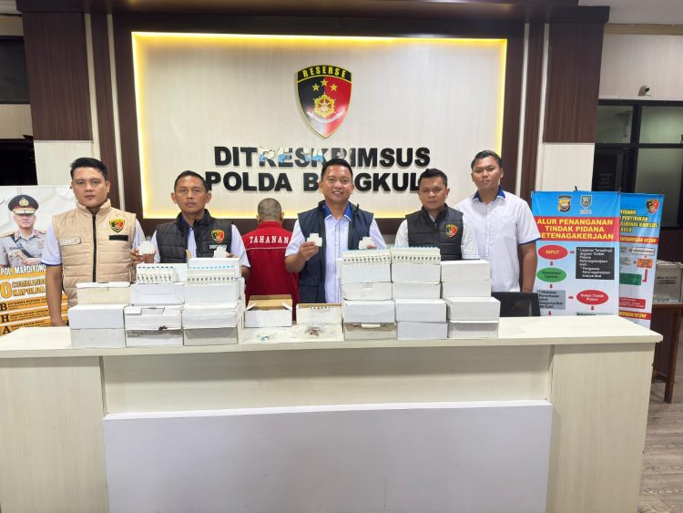 Ditreskrimsus Polda Bengkulu Tangkap Penjual MCB Palsu Merek Masaki