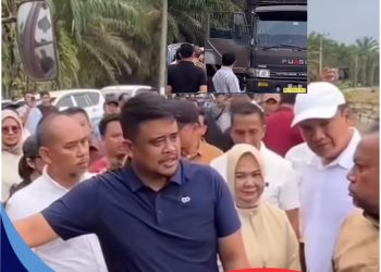 Viral! Rombongan Gubernur Sumut Hentikan Truk Plat Aceh, Minta Ganti Plat BL ke BK, Warganet Geram