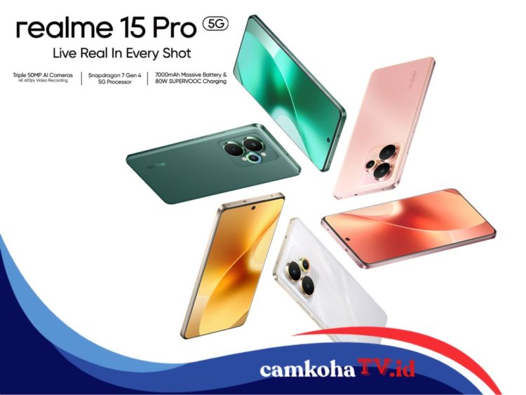 Realme Luncurkan HP Tipis dengan Fitur Kamera AI dan Baterai Bongsor