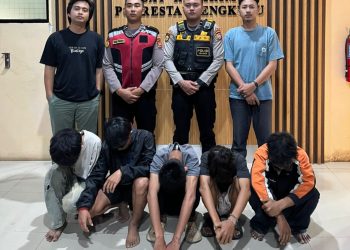 Aksi Barbar Geng Motor Bersajam di Kota Bengkulu, Acung Sajam ke Personel yang Patroli