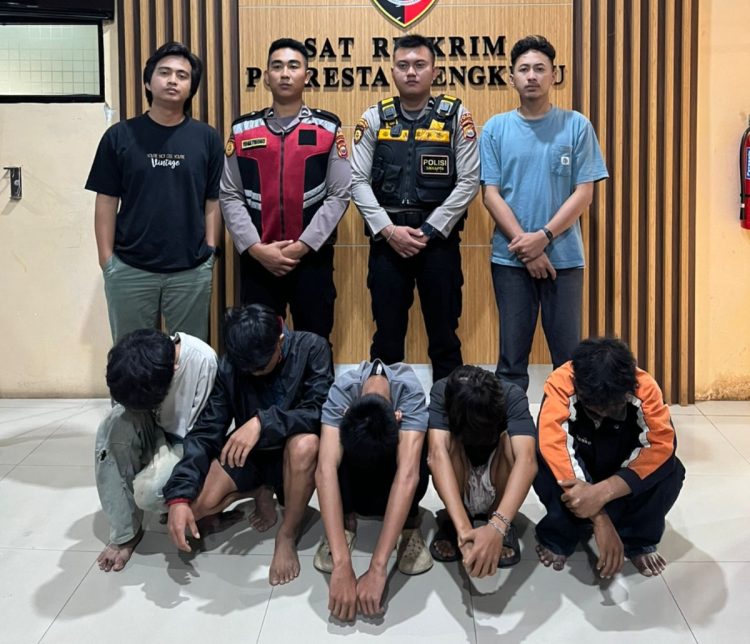 Aksi Barbar Geng Motor Bersajam di Kota Bengkulu, Acung Sajam ke Personel yang Patroli