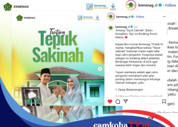 Ini Lima Pilar Tepuk Sakinah, Yel-yel Kreatif KUA untuk Edukasi Catin