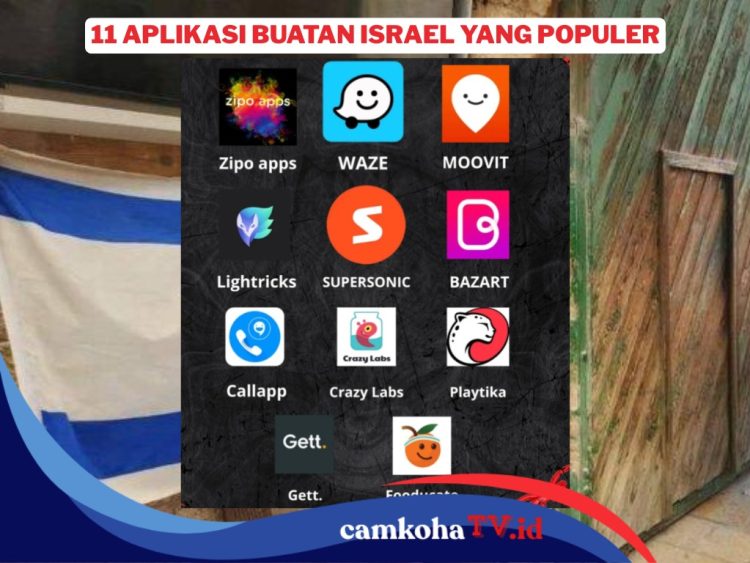 Jangan Sembarang Gunakan, Ini 11 Aplikasi Buatan Israel yang Populer di Indonesia