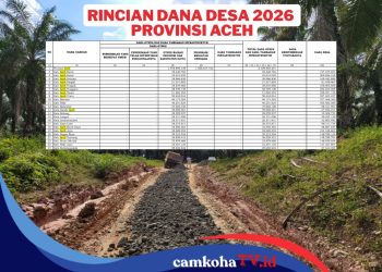 Rincian Lengkap Kucuran Dana Desa Provinsi Aceh Tahun 2026, Cek Alokasi DD di Kabupatenmu
