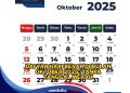 Daftar Hari Besar Nasional di Bulan Oktober 2025, Adakah Tanggal Merah? 