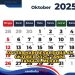 Daftar Hari Besar Nasional di Bulan Oktober 2025, Adakah Tanggal Merah?