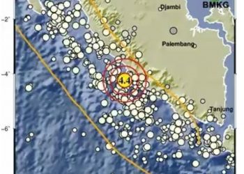 Gempa Guncang Bengkulu, Kedalamannya 27 Kilometer Berpusat di Seluma