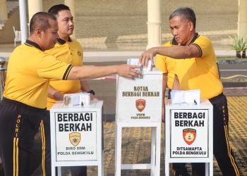 Sedekah SRIDURI Polda Bengkulu, Tempo 4 Hari Terkumpul Rp 16,6 Juta
