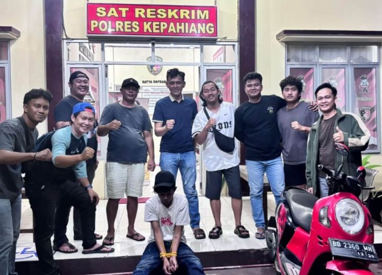 Tim Opsnal Macan Ratu dan Elang Jupi Terkam Bandit Curanmor TKP Sawah Lebar