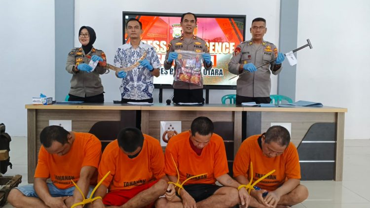 Operasi Musang Nala 2025: 8 Pelaku Kejahatan Diringkus Polres Bengkulu Utara, 2 Orang Masih Status Pelajar