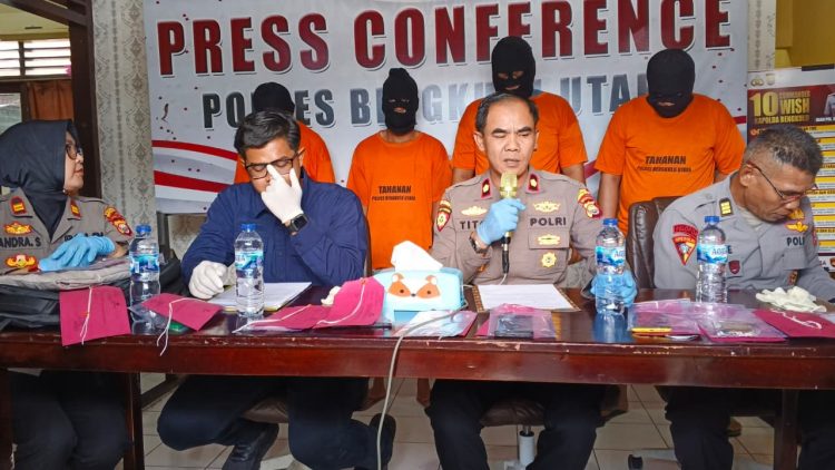 Polres Bengkulu Utara Ringkus 4 Pelaku Narkoba, Satu Pelaku Berstatus Residivis