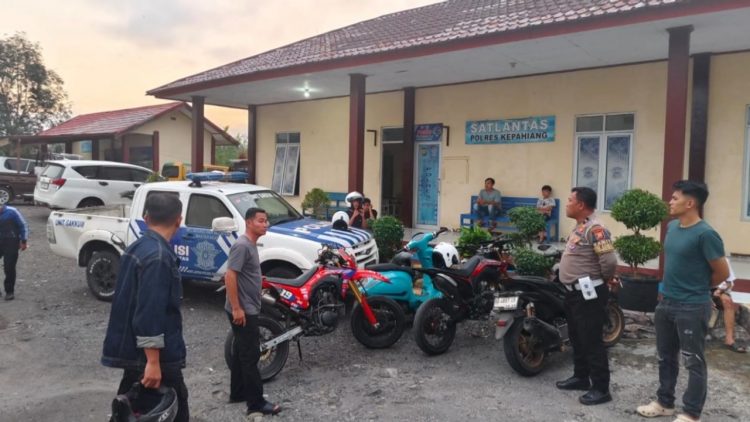 Aksi Balap Liar, Belasan Kendaraan Balap Liar Diamankan