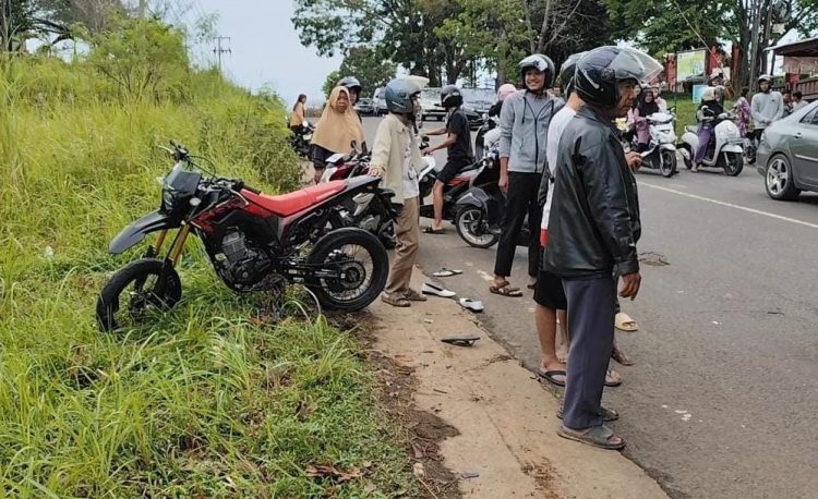 Yamaha X-Ride vs Honda CRF di Kota Bengkulu, Pengendara X-Ride Lurat