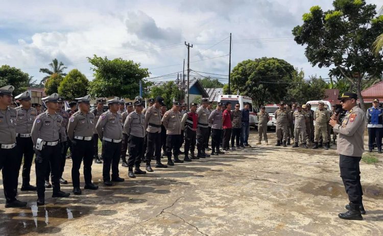 Pengamanan Maksimal Polres Seluma, Deklarasi Mendes Yandri di Bengkulu Sukses dan Meriah