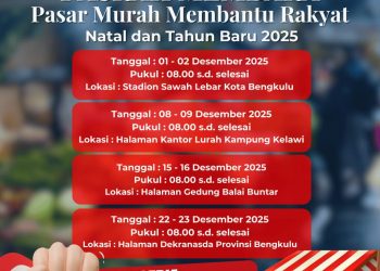 Ada “Pasrah Membara” Bulan Desember 2025 di Kota Bengkulu Sambut Nataru