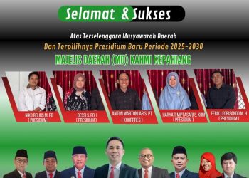 5 Presidium Terpilih dalam Musda KAHMI Kepahiang