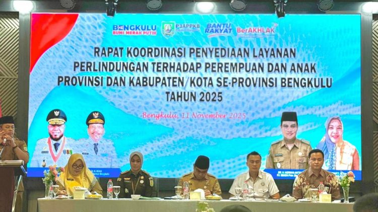 Kejati Bengkulu Jadi Narsum Rakor Layanan PPA 2025 se-Bengkulu