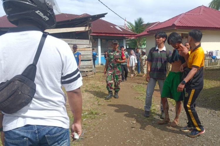 Diduga ODGJ Mengamuk di Sungai Gerong, Tiga Pekerja Bangunan Terluka