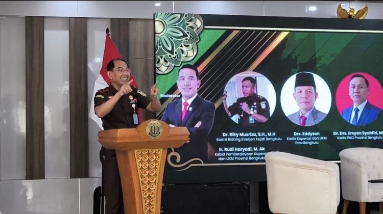 1.505 Pengurus Koperasi di Bengkulu Ikuti Bimtek Bersama Kejaksaan Tinggi dan Dinas Koperasi dan UMK